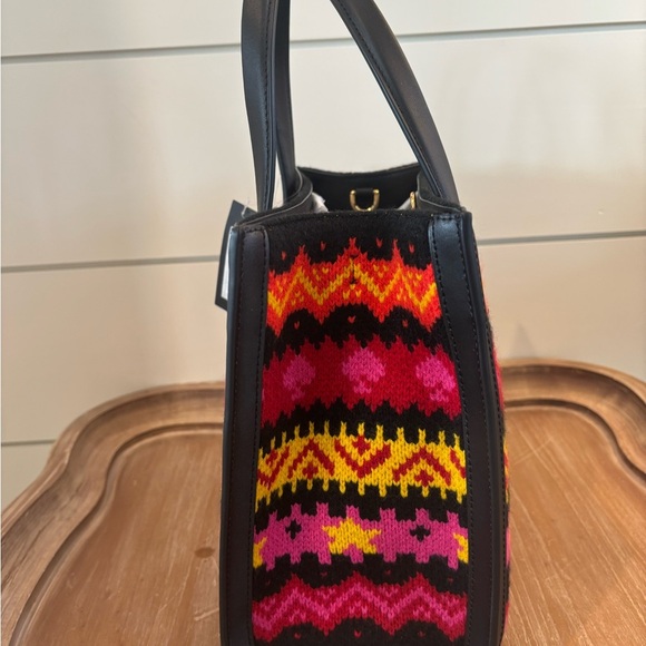 Kate Spade Manhattan Carnival Fair Isle Small Tote NWT - Picture 12 of 14